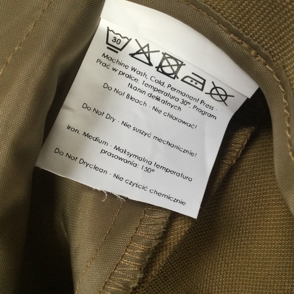 Promod UK Dress Pants Trousers Beige Linen Blend Camel Flowy Ankle 32 Waist - Picture 13 of 14